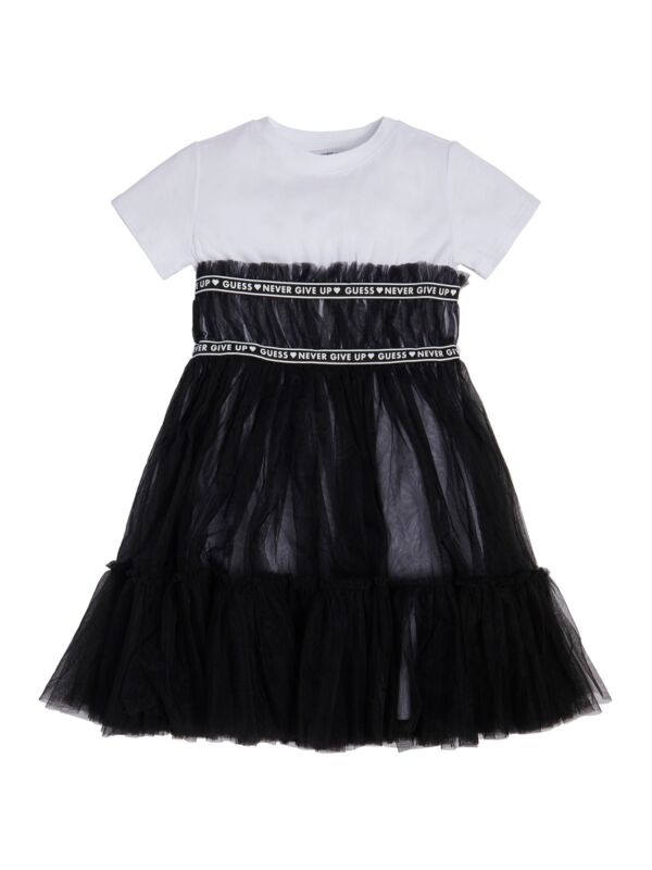 MIXED FABRIC SS DRESS ΦΟΡΕΜΑ ΠΑΙΔΙΚΟ GIRL
