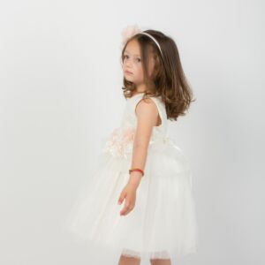 White tulle dress for girls - Image 3