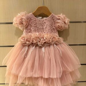 Baptism pink dress 2