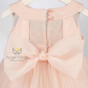 Angel wings βαφτιστικό φόρεμα Βarbie 304 - Image 3