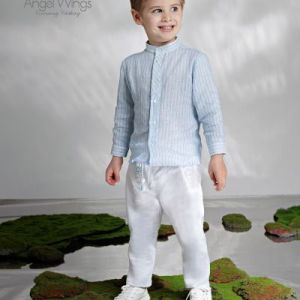 Angel wings βαφτιστικό σετ για αγόρια Αntonio 313