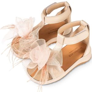 Babywalker παπούτσια για κορίτσια BS3588-IVORY-NUDE1 - Image 3