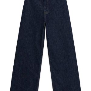 Guess παιδικό τζιν παντελόνι wide leg για κορίτσι μπλε
