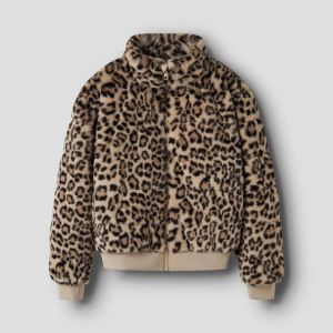 Name It Παιδικό Γούνινο Μπουφάν Animal Print - Image 3