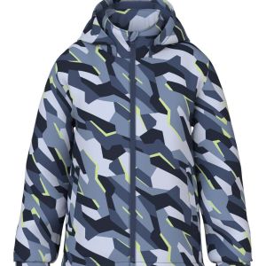 Παιδικό Αδιάβροχο Αντιανεμικό Μπουφάν με Camouflage Print