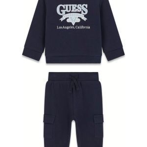 Guess Βρεφικό Σετ Φόρμας Μπλε για Αγόρι