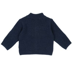 Βρεφική Ζακέτα Chicco Μπλε με Ξύλινα Κουμπώματα - Image 2