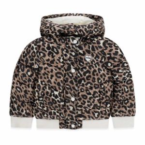 Guess Παιδικό Leopard Μπουφάν Puffer - Image 1