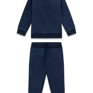 GUESS Σετ Φόρμας 2 Τεμαχίων Μπλε με Denim Effect - Image 1