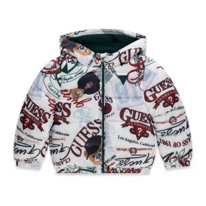 GUESS Μπουφάν Puffer με All Over Print - Image 1