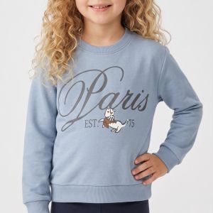 Παιδικό Σετ Paris Σιέλ με Ανθρακί Κολάν - Image 3