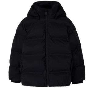 Παιδικό Puffer Μπουφάν Μαύρο με Κουκούλα - Image 1